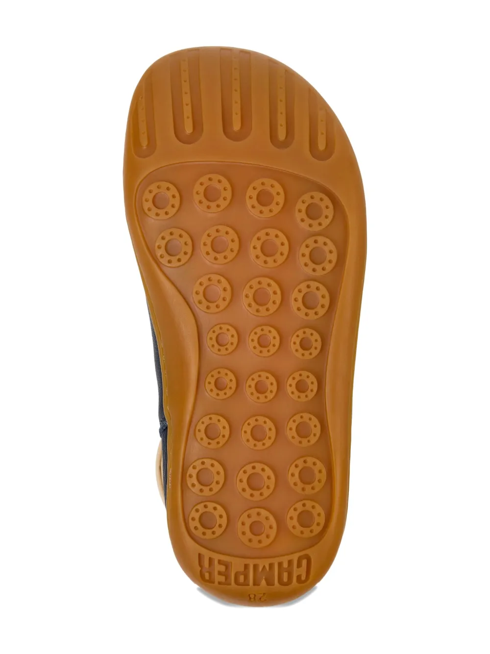 Camper Kids Peu elastic-panel leather boots Blue