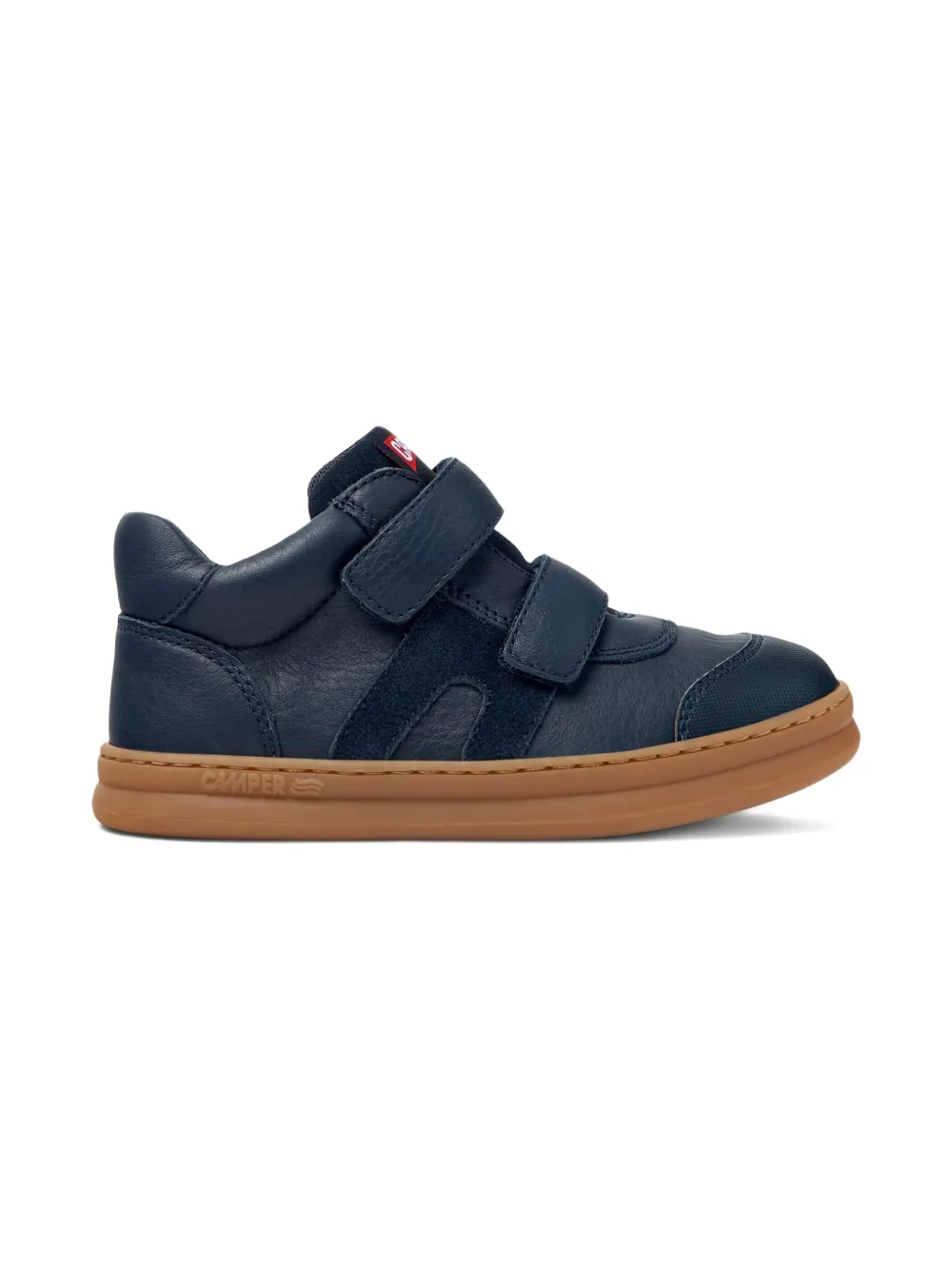 Camper Kids Runner leren sneakers met dubbele bandjes Blauw