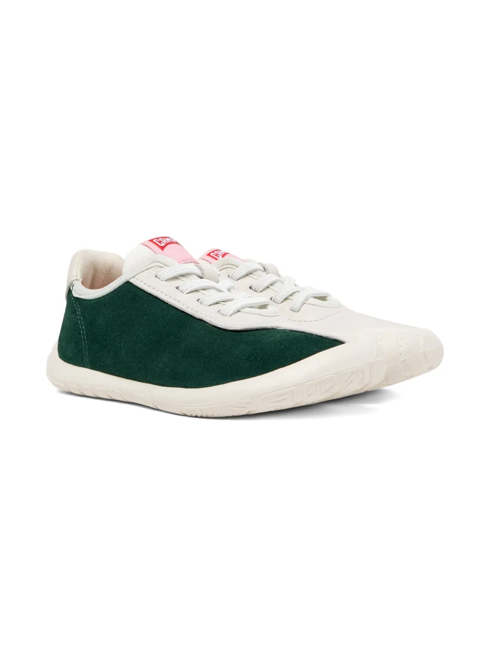 Camper Kids suede panel sneakers Green