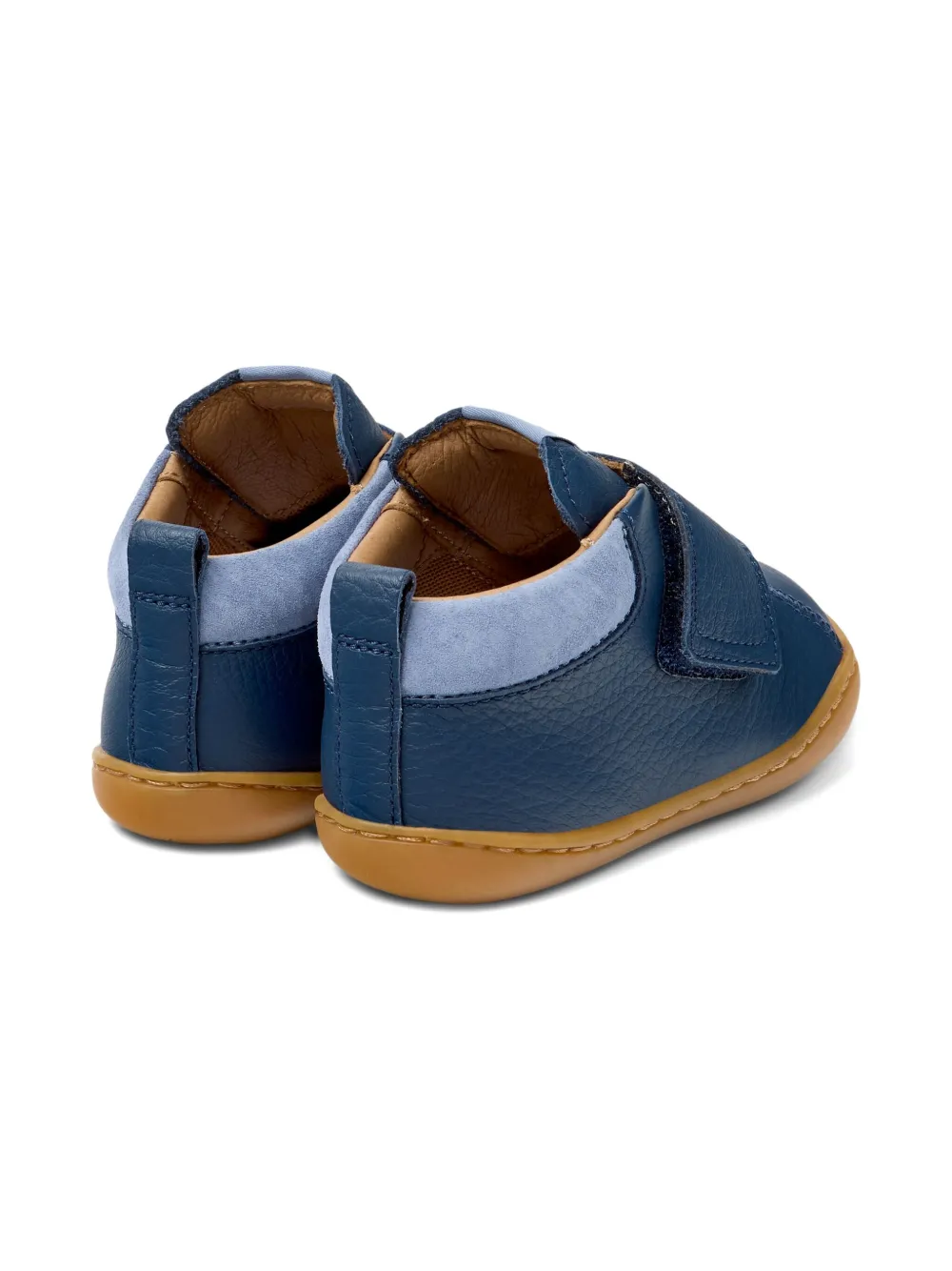 Camper Kids Leren sneakers met bandje Blauw