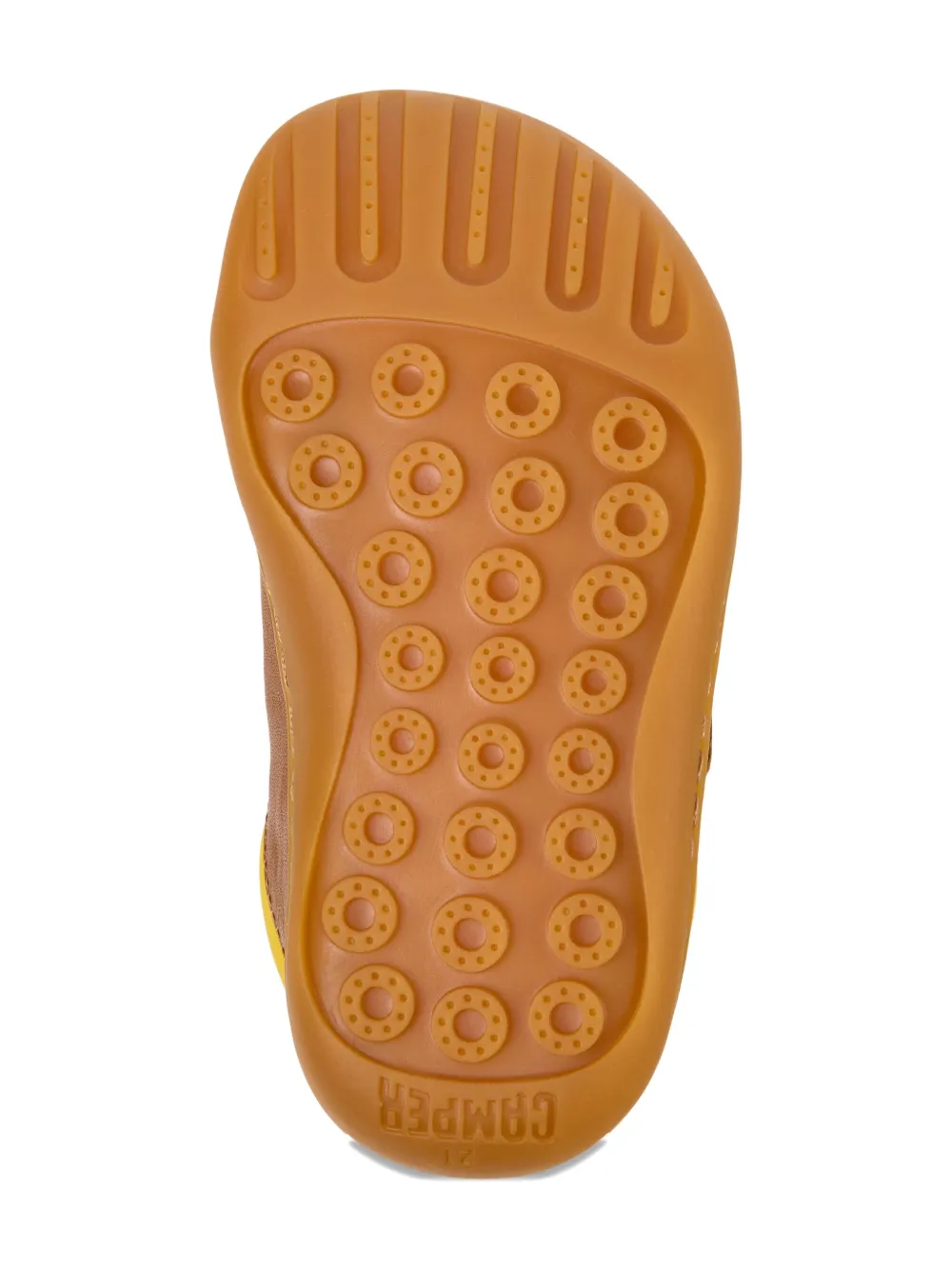 Camper Kids Leren sneakers met dubbel bandje Bruin