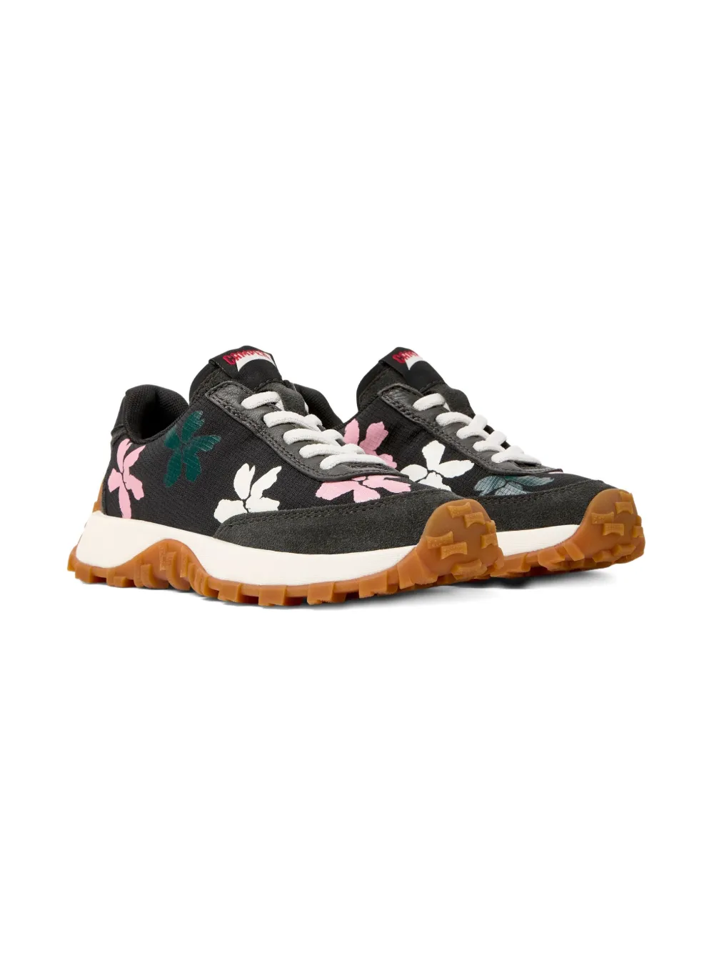 Camper Kids Drif Trail floral-print sneakers Black