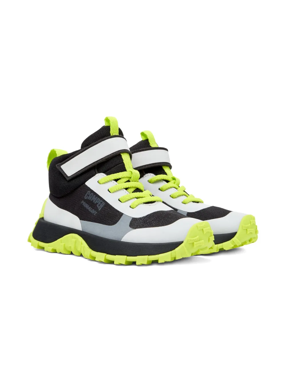Camper Kids Drift Trail touch-strap boots Black