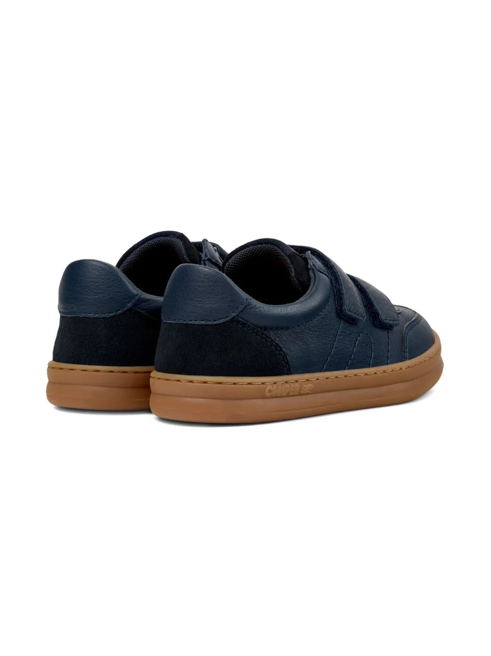 Camper Kids double-strap leather sneakers Blue