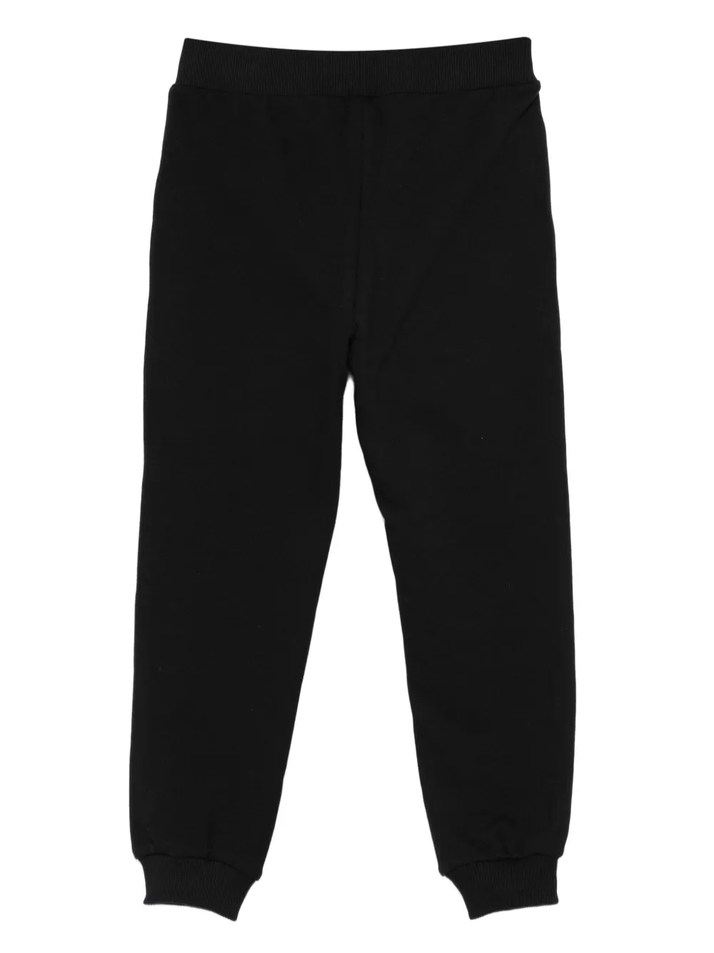 Moschino Kids smiley face-motif tracksuit bottoms Zwart