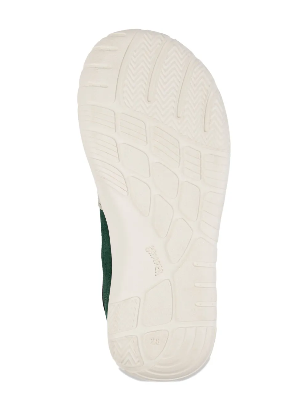 Camper Peu Path Suede Lace-up Sneakers In Green