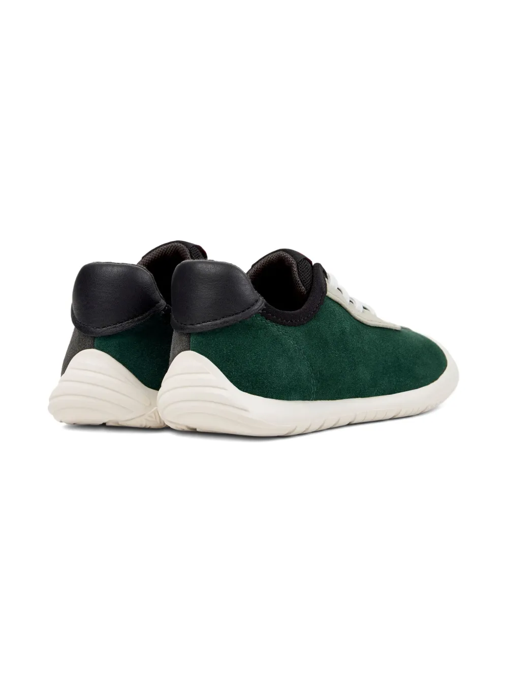 Camper Peu Path Suede Lace-up Sneakers In Green
