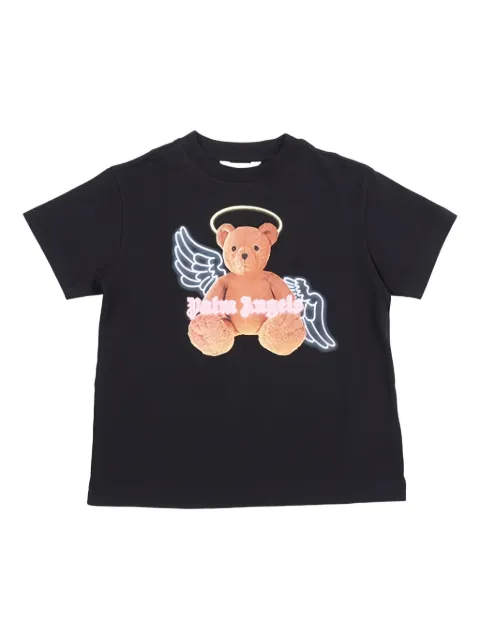 Palm Angels Kids playera con motivo Bear