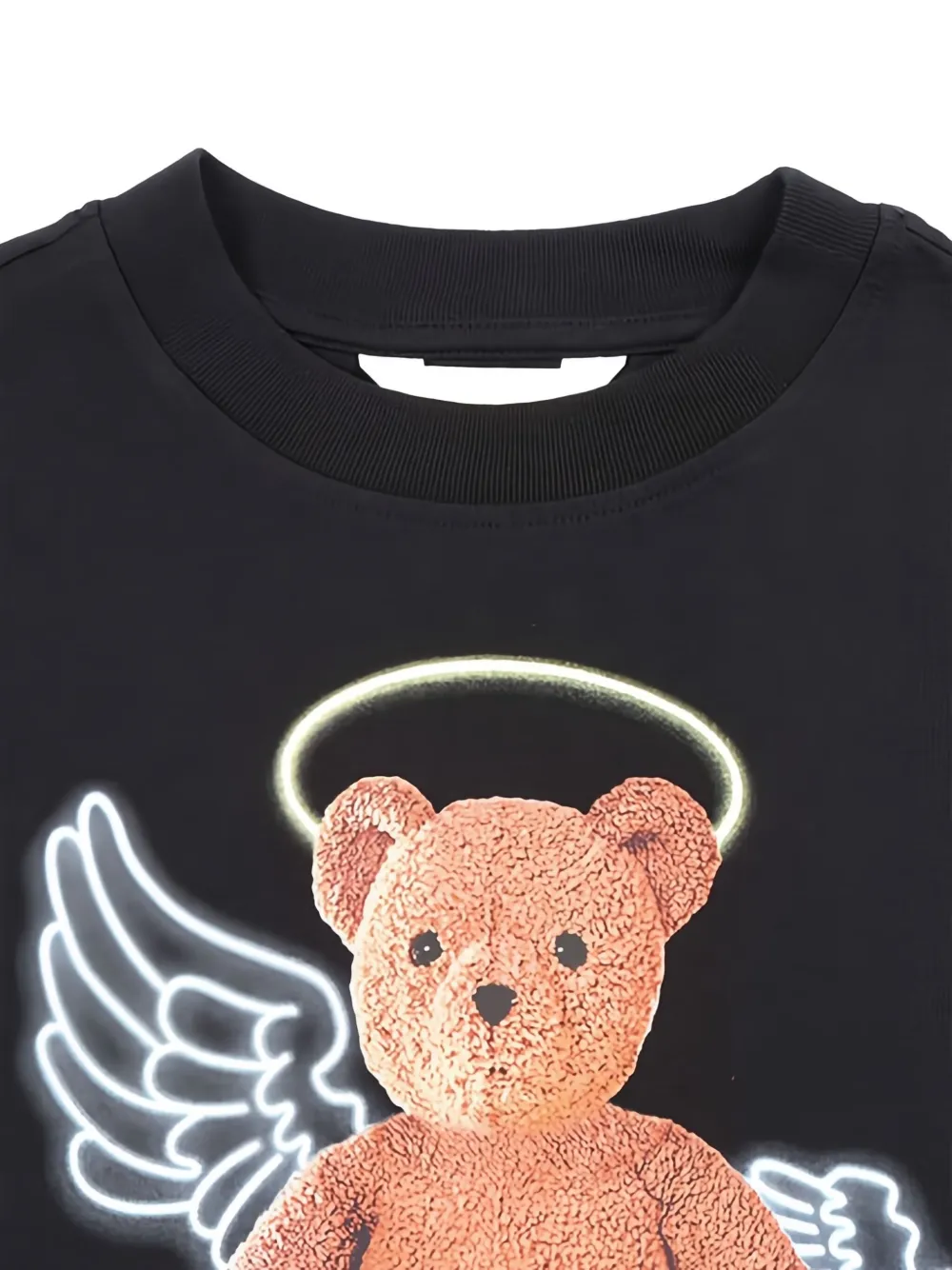 Palm Angels Kids T-shirt met teddybeerprint Zwart