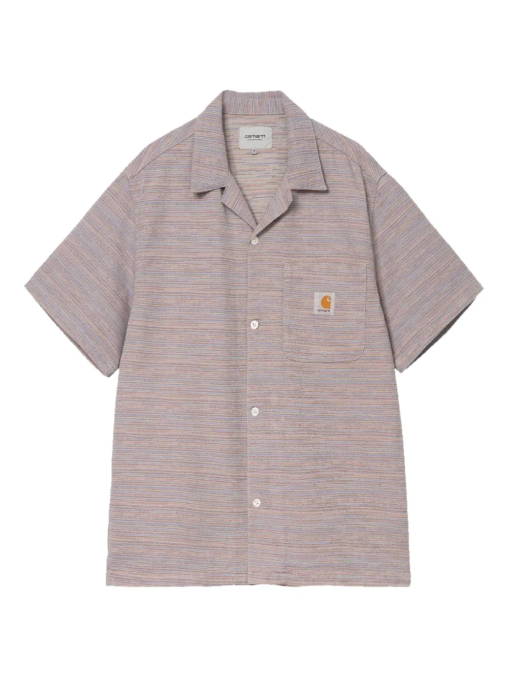 Carhartt WIP stripe short-sleeve shirt Beige