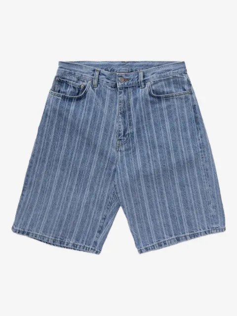 Carhartt WIP striped denim shorts