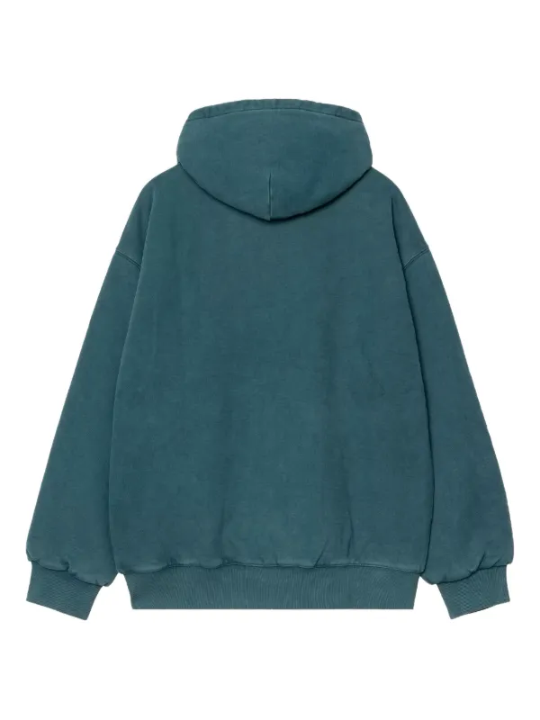Carhartt vista パーカー フーディー ブルー Mサイズ Carhartt WIP Vista zip-fastening Hooded Sweatshirt | Blue | FARFETCH