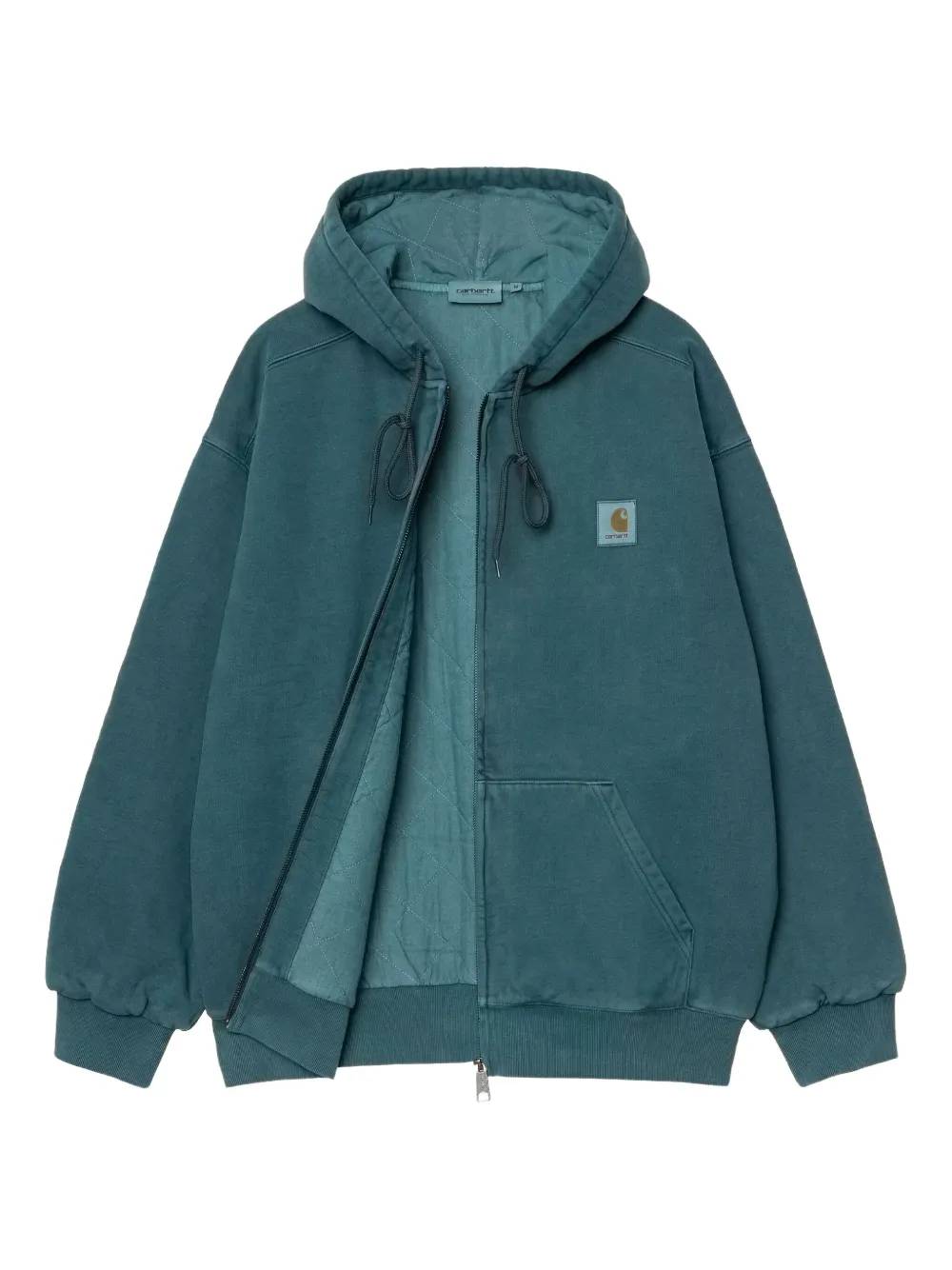 Carhartt WIP Vista sweater met ritssluiting en capuchon Blauw