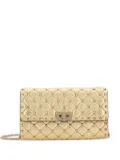 Valentino Garavani Rockstud Spike clutch bag - Neutrals