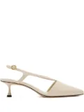 Studio Amelia 50mm slingback cut-out pumps - Grey