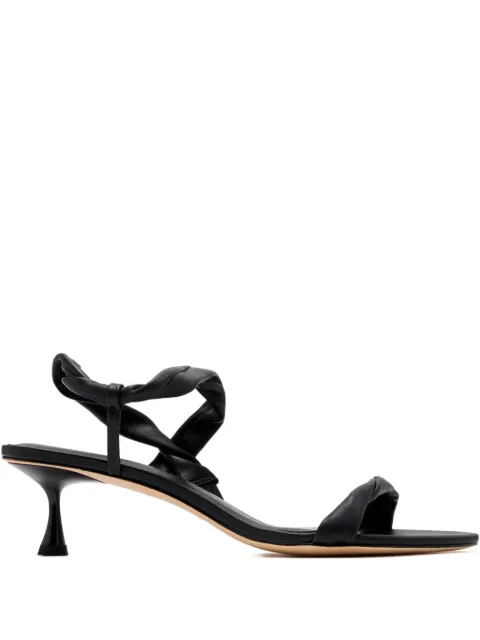 Studio Amelia 50mm twisted leather sandals