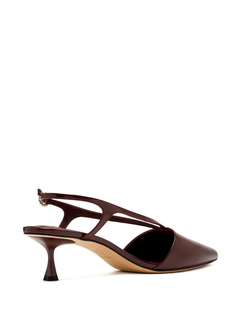 Studio Amelia 50mm Vinnie slingback cut-out pumps Red
