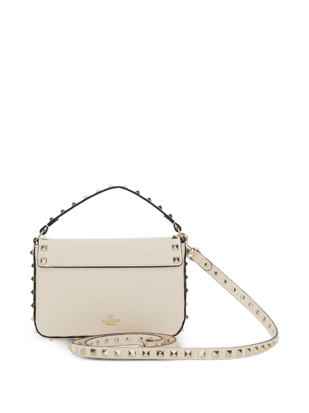 Valentino Garavani mini Rockstud tote bag Wit