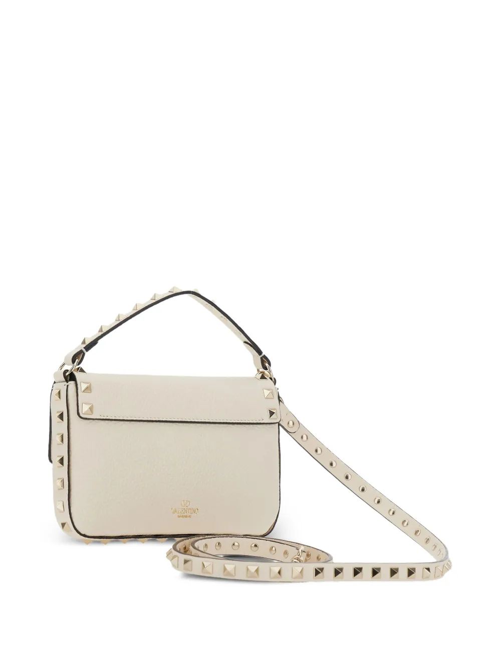 Valentino Garavani mini Rockstud tote bag Wit