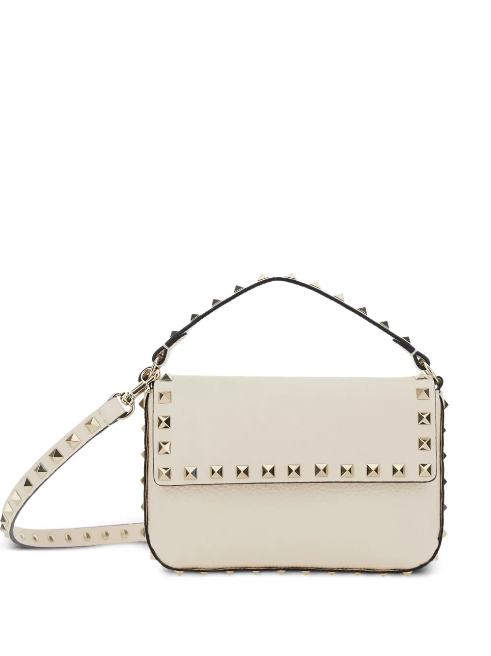 Valentino Garavani mini Rockstud tote bag Wit