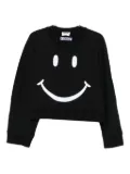 Moschino face-print sweatshirt - Black