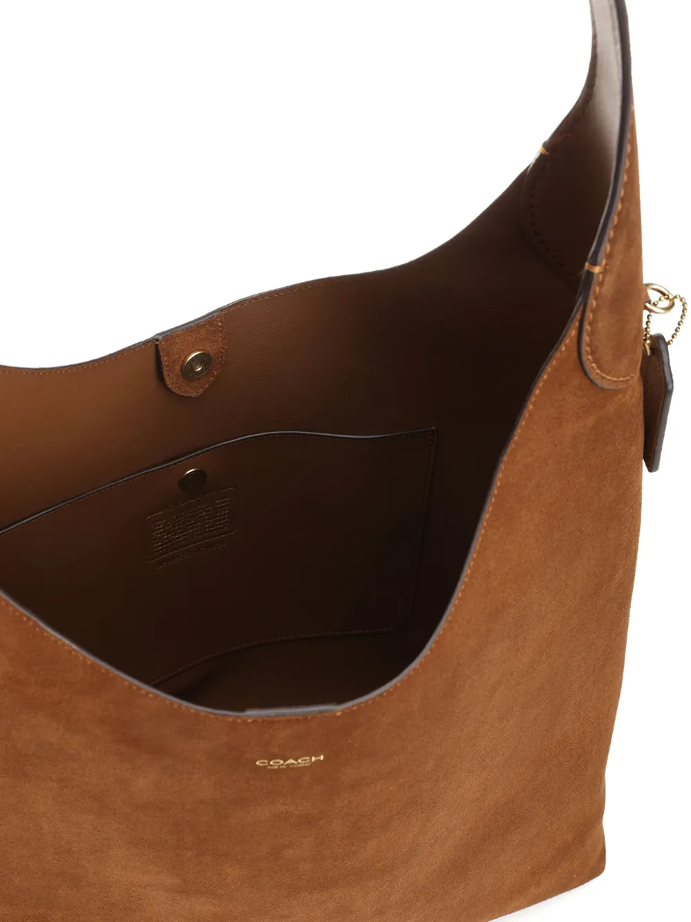 Coach Brooklyn 39 suede tote bag Bruin
