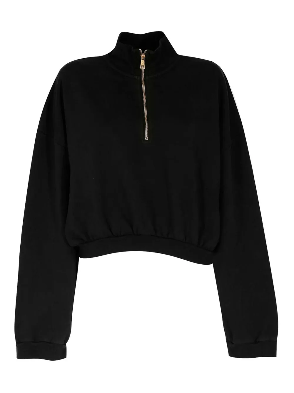 Haikure high-neck zip-up sweatshirt Zwart