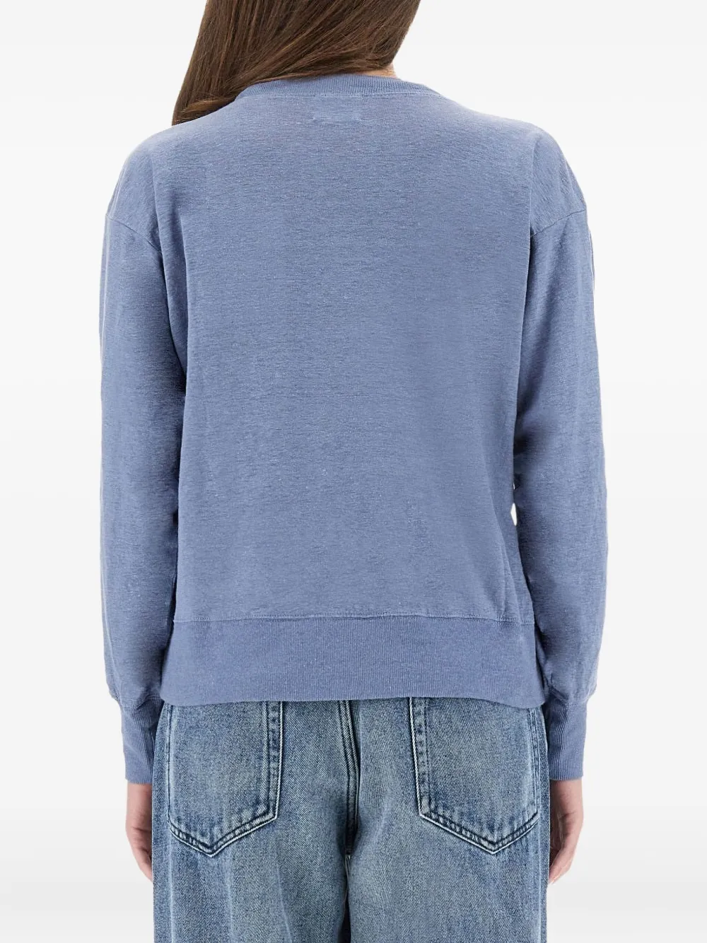 Isabel Marant Étoile Logo Graphic Sweatshirt In Blue