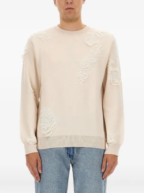 MM6 Maison Margiela distressed sweater