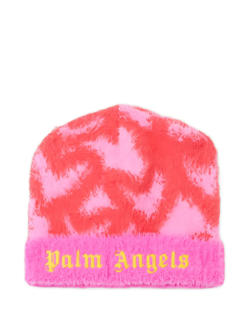 Palm Angels Kids logo-embroidered beanie hat - Rosa