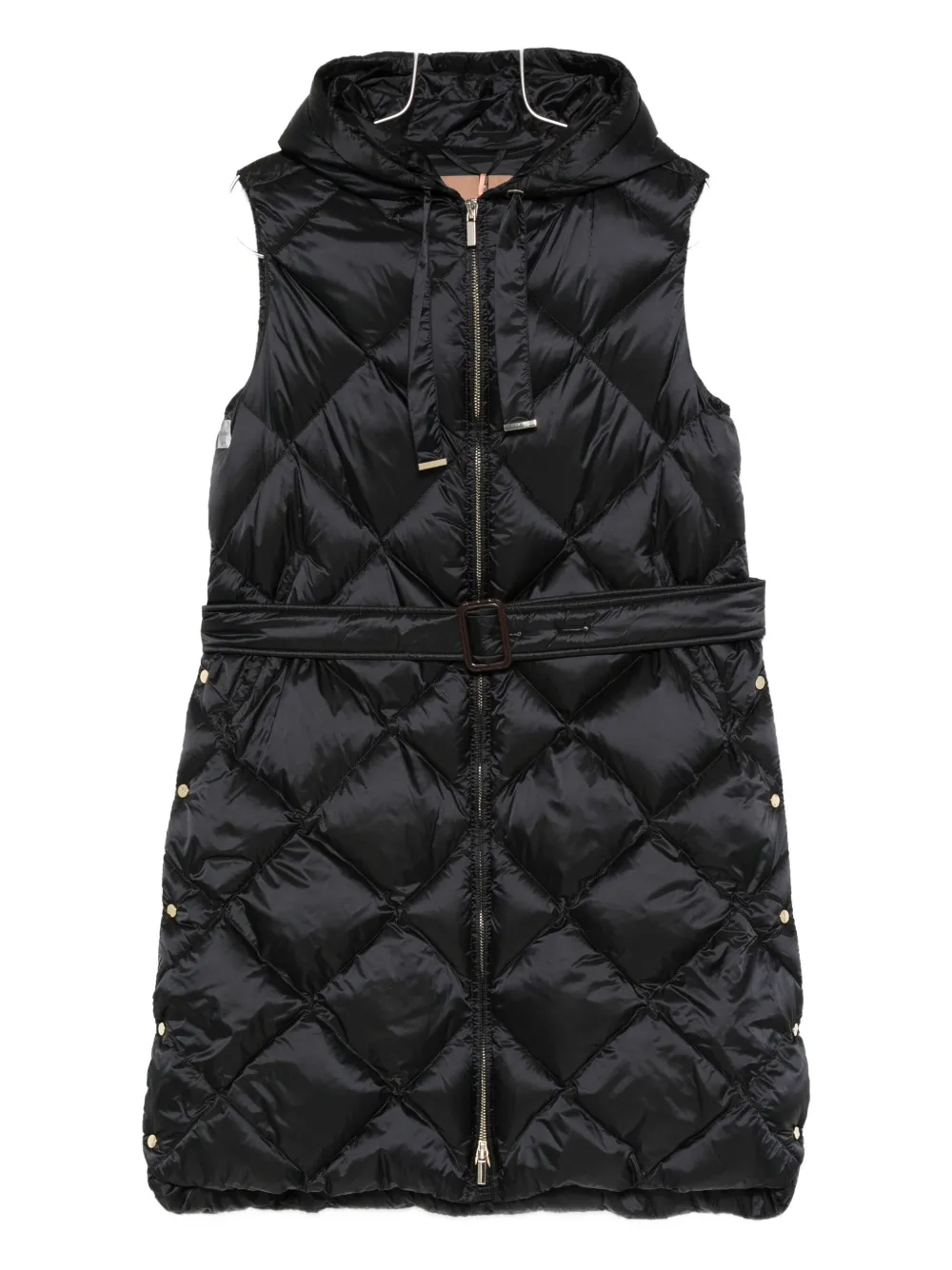Max Mara Tregil Gilet In Black