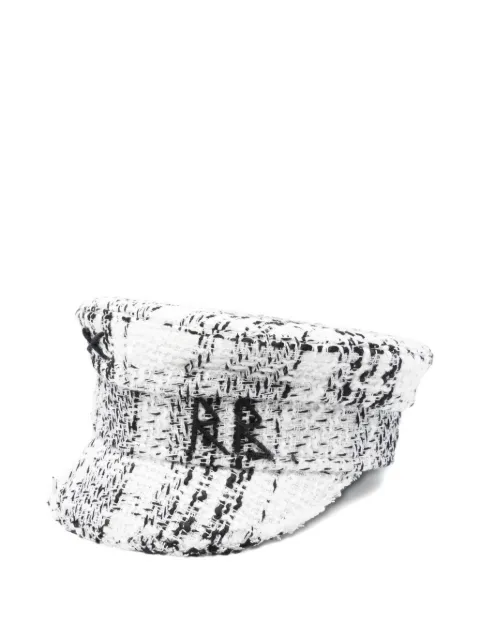 Ruslan Baginskiy boina de tweed con motivo de cuadros