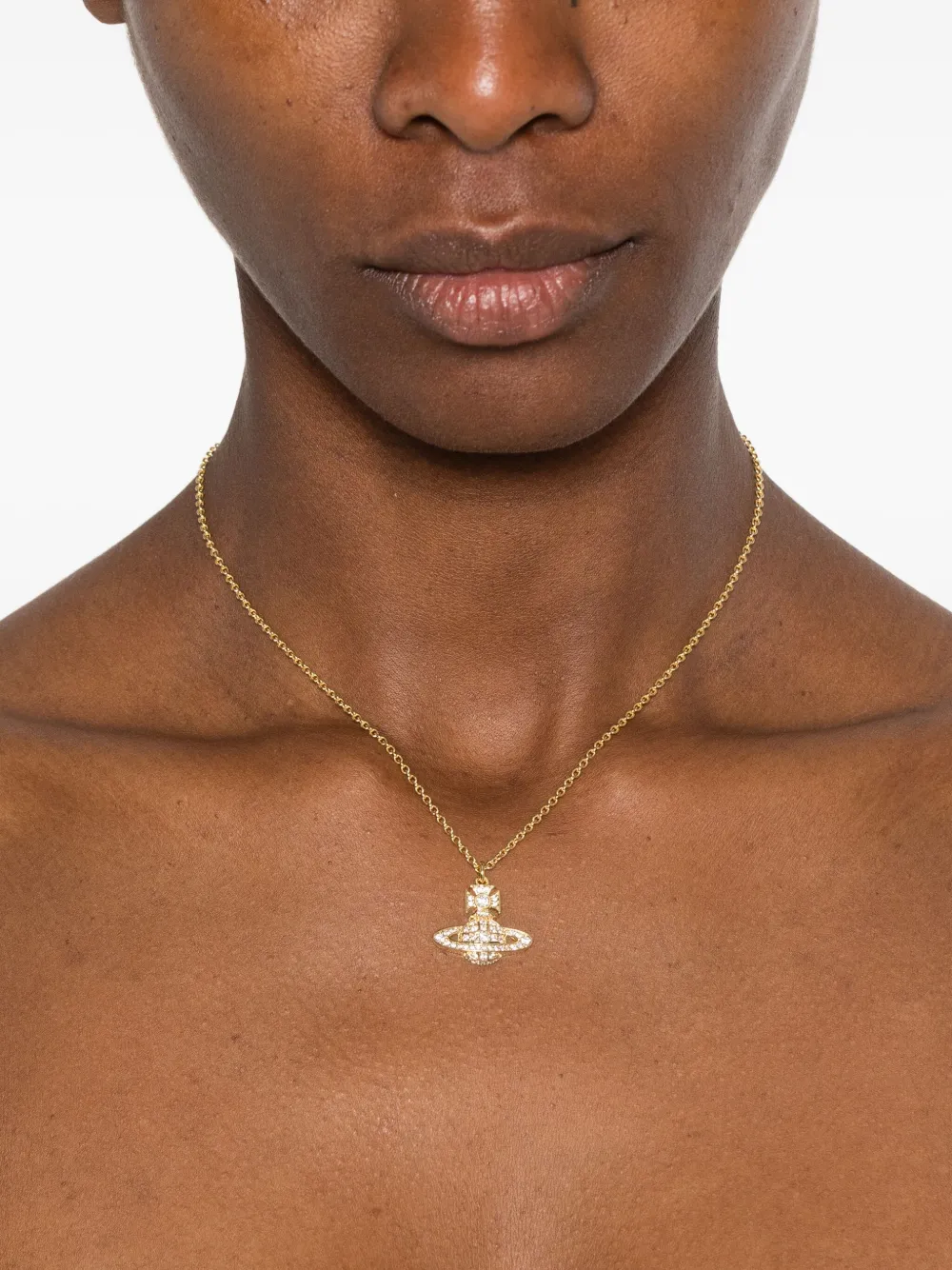 Vivienne Westwood orb pendant necklace - Goud