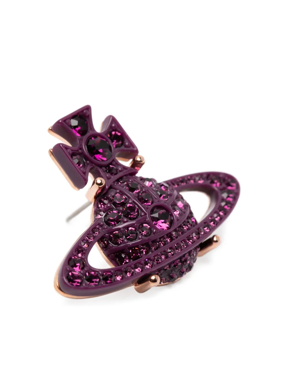 Vivienne Westwood Orb Embellished Earrings | Purple | FARFETCH