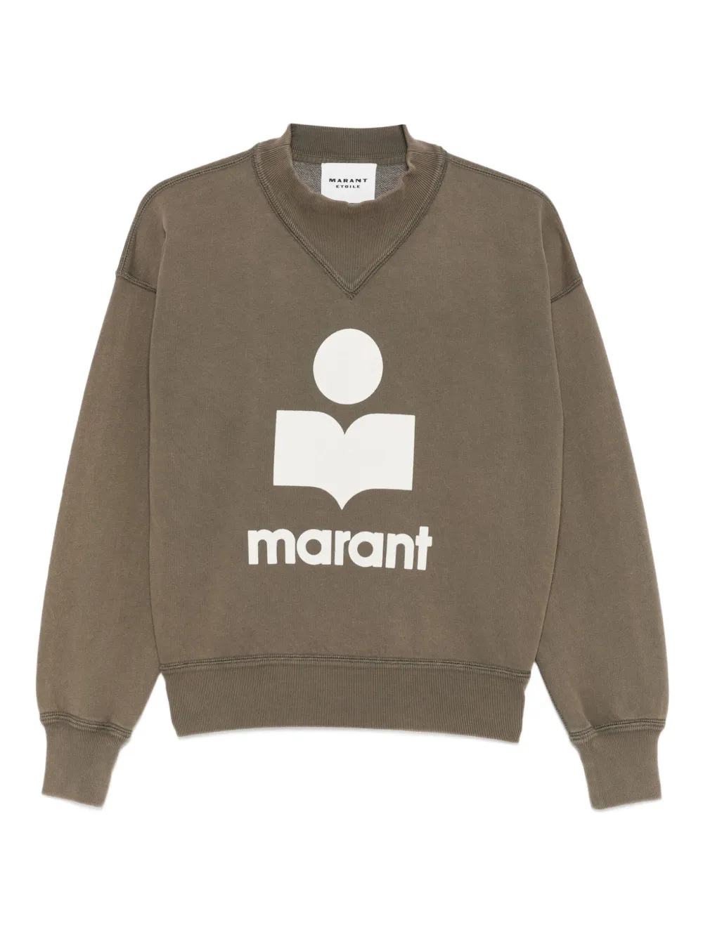 MARANT ÉTOILE logo-print sweatshirt | Green | Image 1
