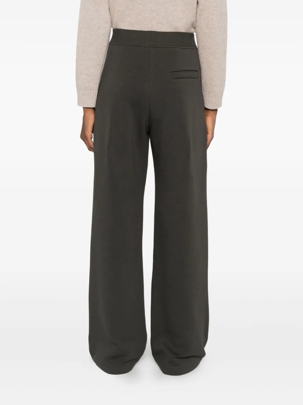'S Max Mara Pompeo broek met elastische tailleband en zak Groen