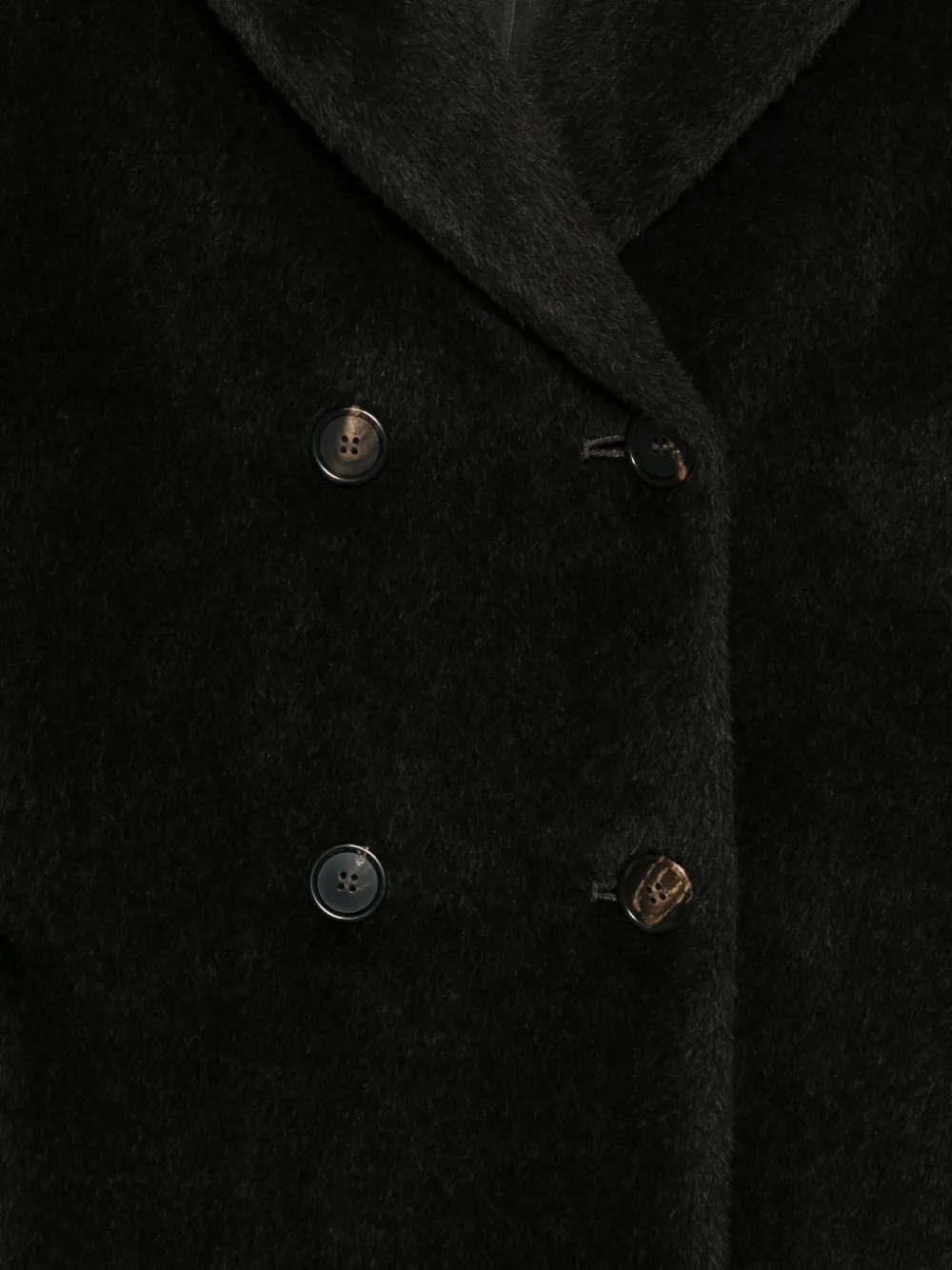 'S Max Mara Jas met dubbele rij knopen Groen