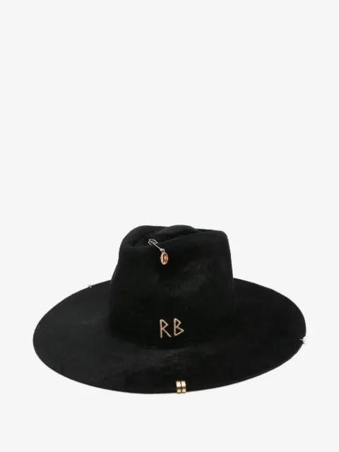 Ruslan Baginskiy sombrero fedora con acabado de fieltro