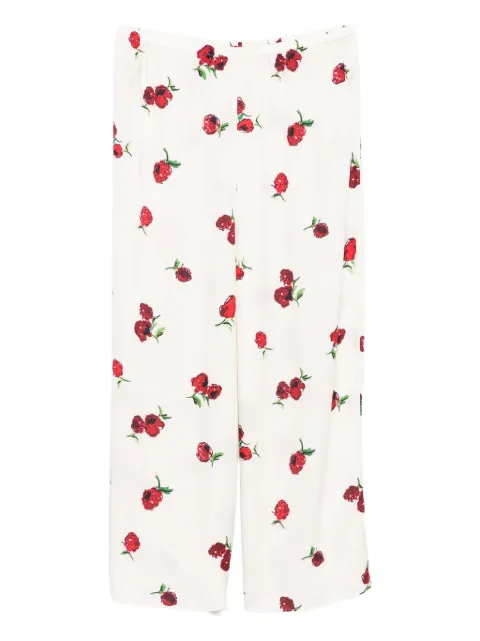 KHAITE graphic-print trousers