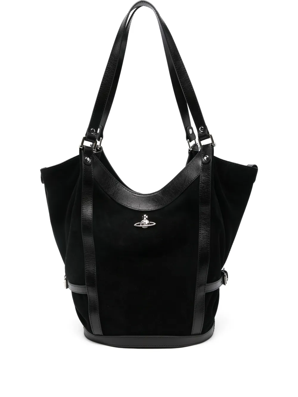 Vivienne Westwood Orb-appliqué tote bag - Nero