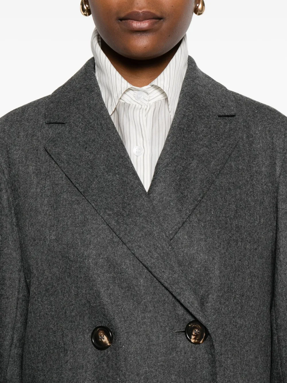 'S Max Mara Blazer met dubbele rij knopen Grijs