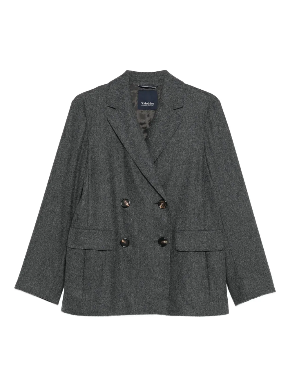 'S Max Mara double-breasted buttoned blazer | Grey | Image 1