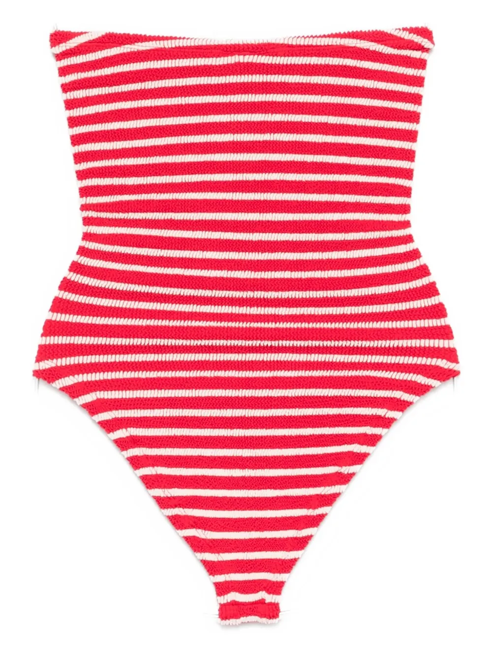 Hunza G Brooke striped swimsuit Rood