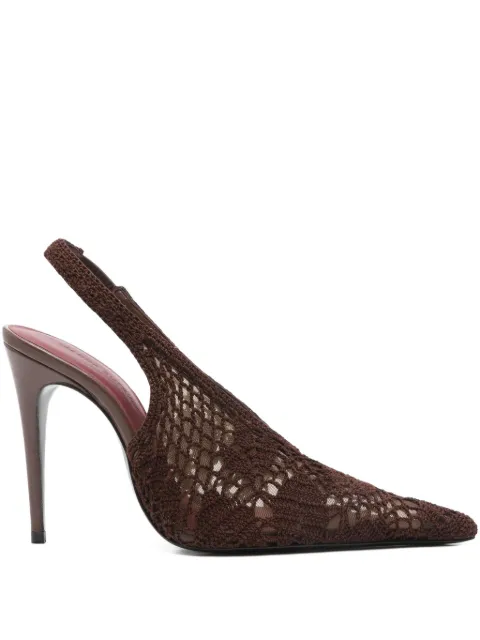 Magda Butrym Gestrickte Slingback-Pumps 100mm