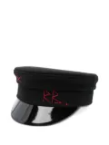 Ruslan Baginskiy embroidered-logo beret hat - Black