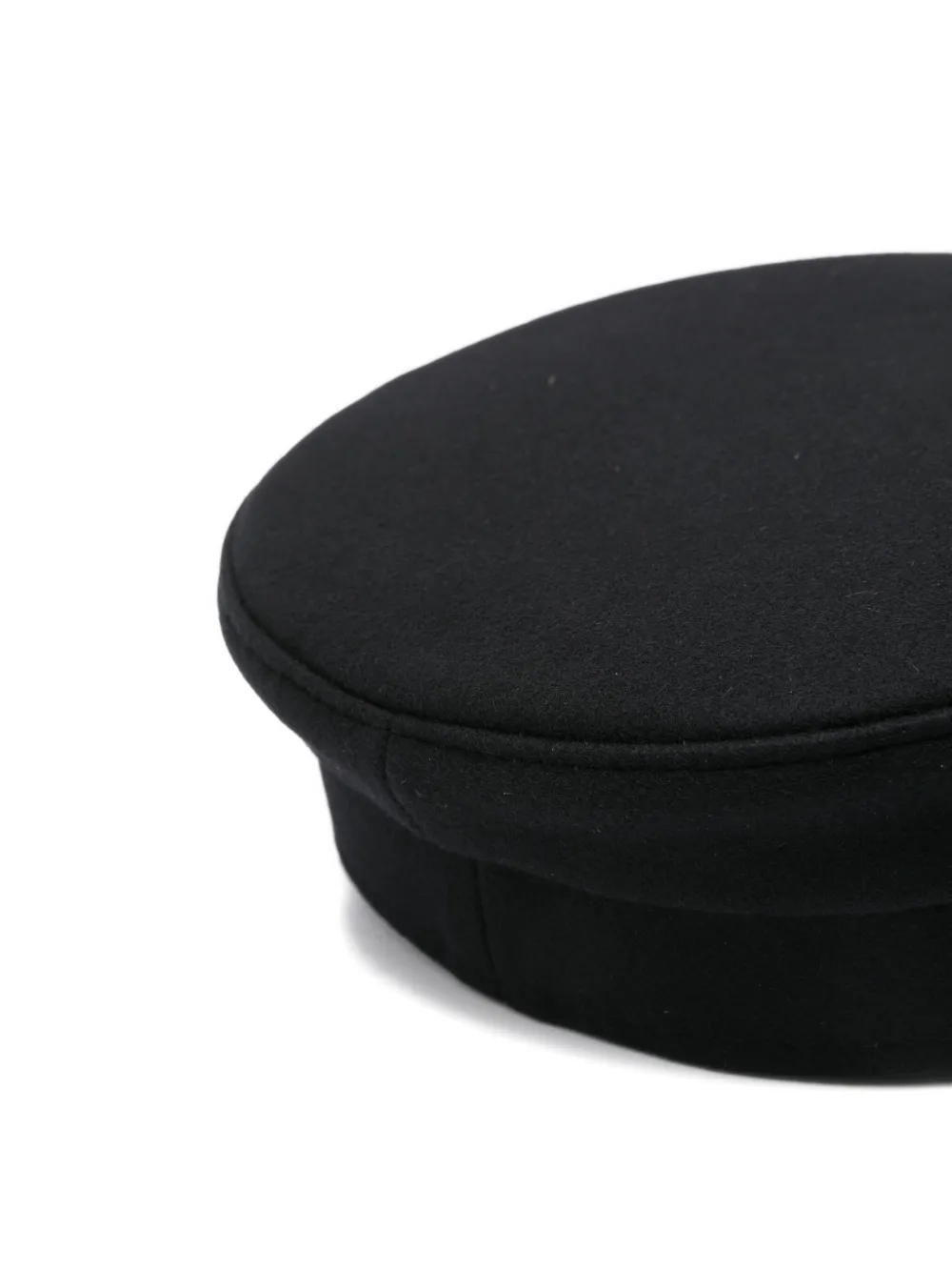 Ruslan Baginskiy embroidered-logo beret hat - Zwart