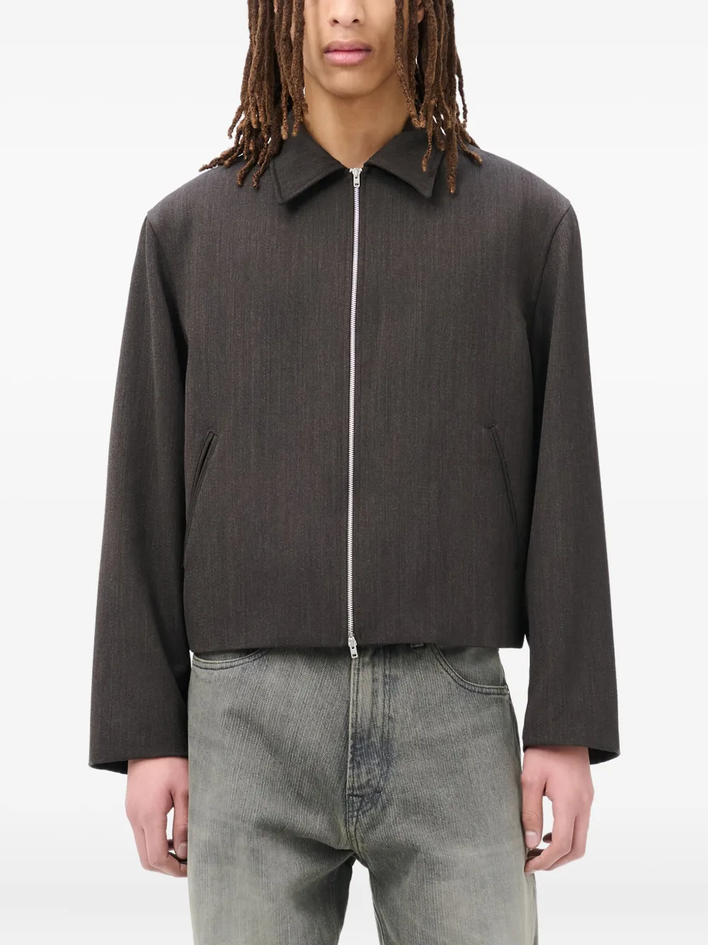 OUR LEGACY Jack met rits Bruin