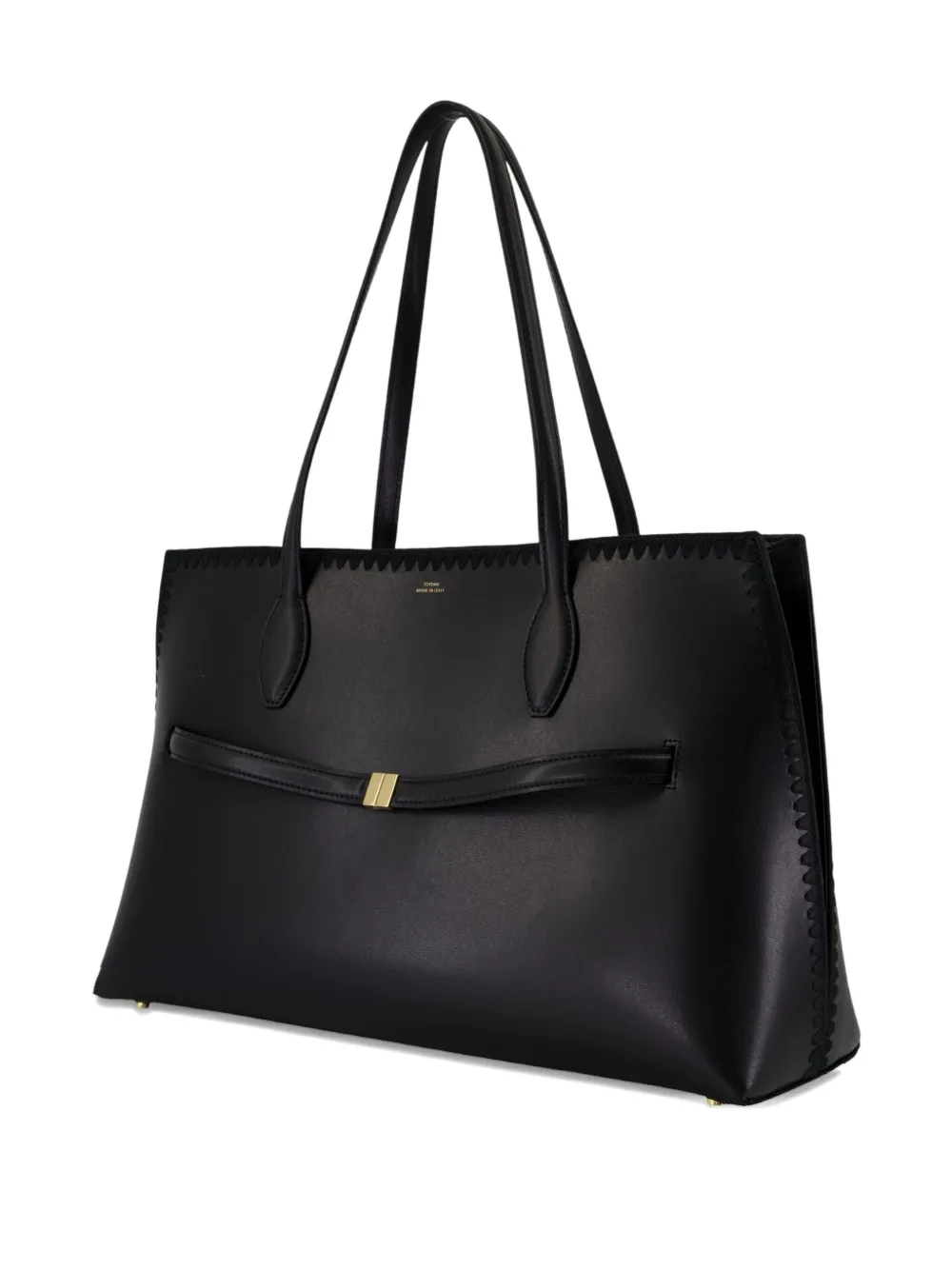 TOTEME Shopper met gestikte handgreep Zwart