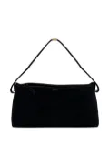TOTEME Scoop suede zip-fastening shoulder bag - Black