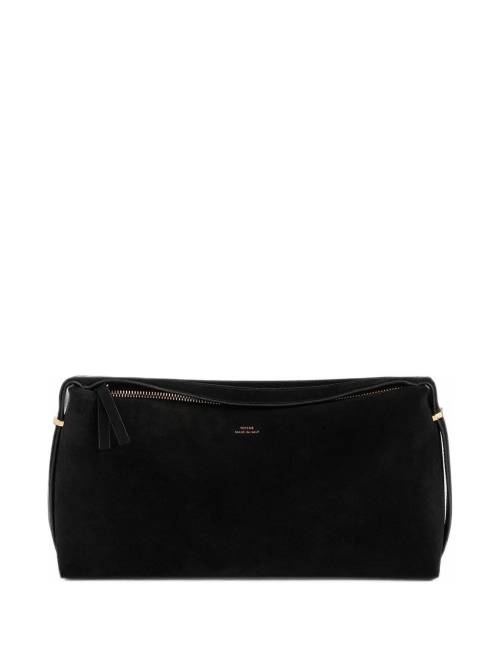 TOTEME Scoop suede zip-fastening shoulder bag · OS